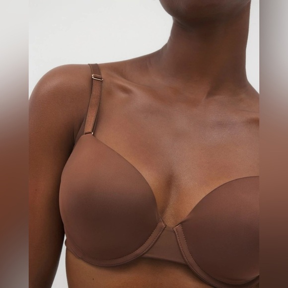 Soma VANISHING 360 Perfect Coverage Bra Beige Size 36D - Picture 4 of 11